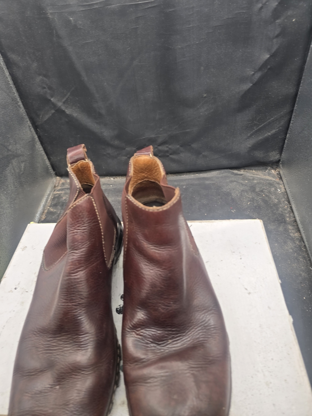 Born Men's Chukka Boots in Dark Brown Leather